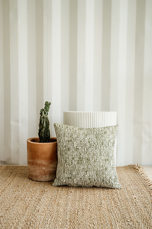 Leucadia in Cereus Pillow (18" x 18")