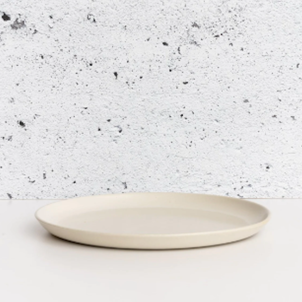 Tunisian Dinner Plate - Matte White