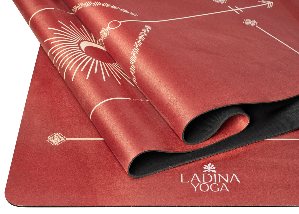 Sustainable Yoga Mat - Warrior Red Velvet