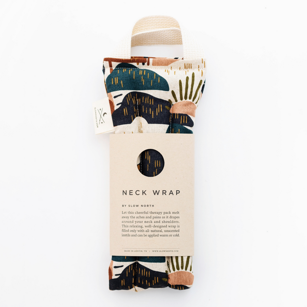 Eye Mask & Neck Wrap Bundle - Rainbow Hill