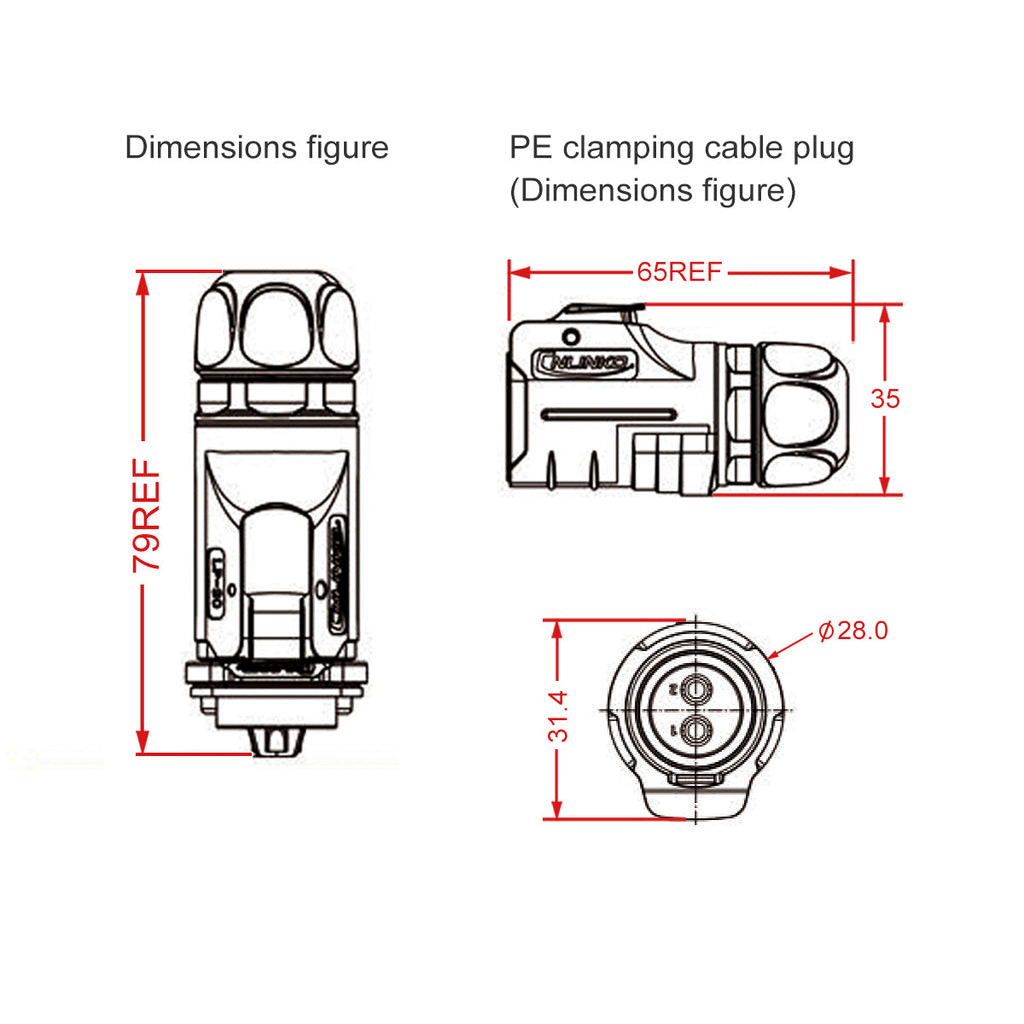 ACOPOWER SAE to Furrion / CNLinko Adapter