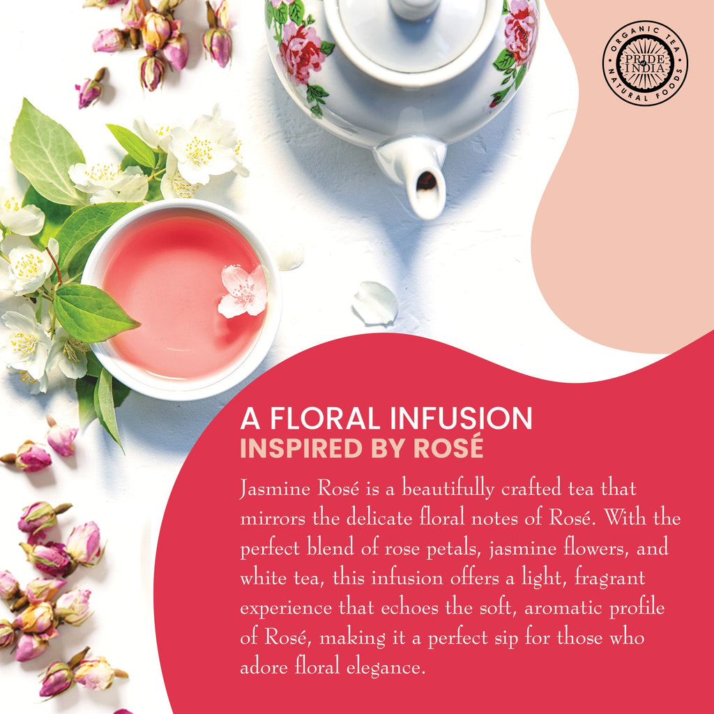 Floral White Tea Bags - Jasmine Rose