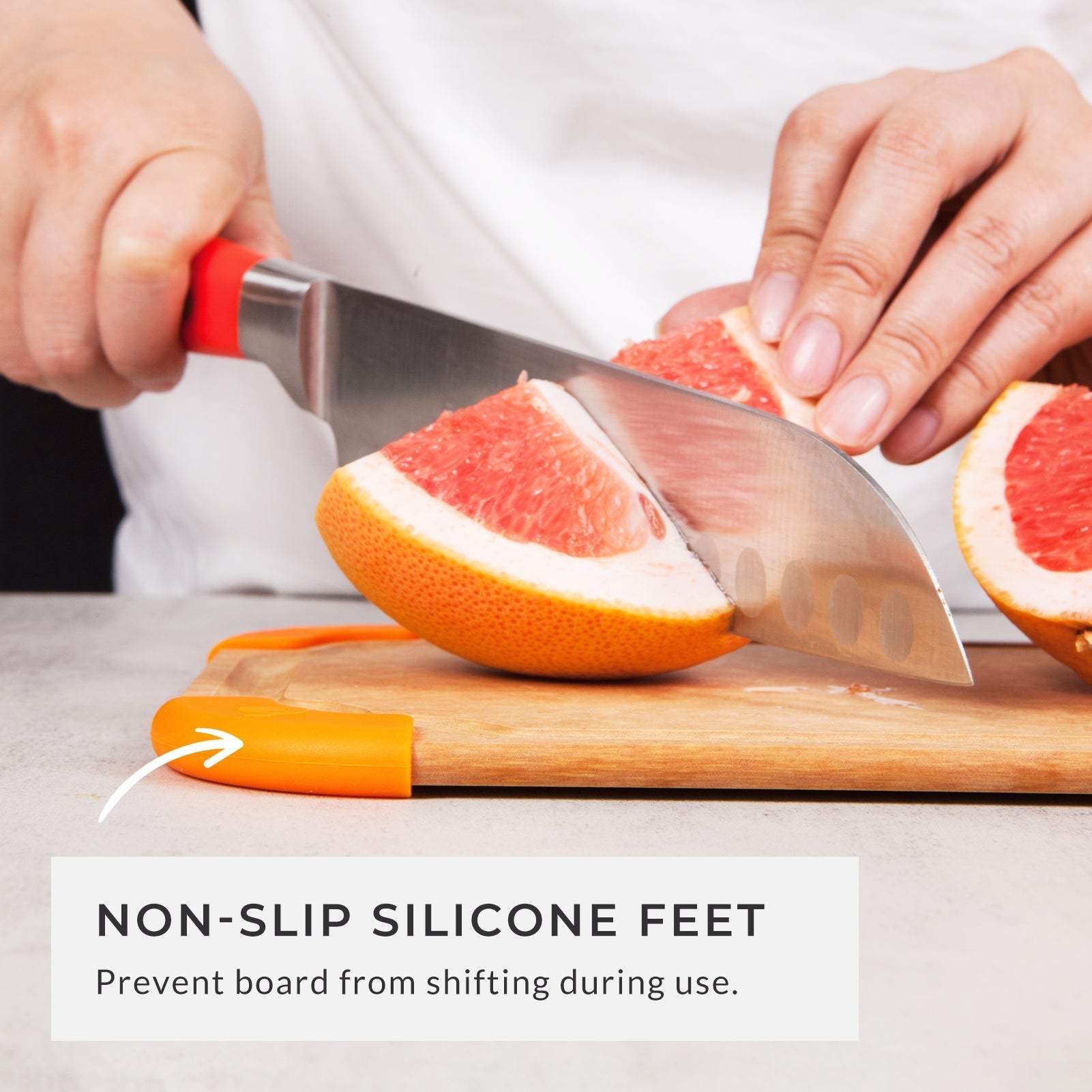 Premium Series Cutting Board - Non Slip & Color Code - Small (7 x 10 x 1/4)