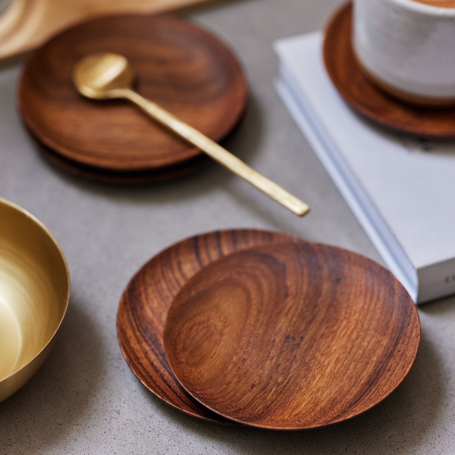 Teak Coasters (Set of 4)