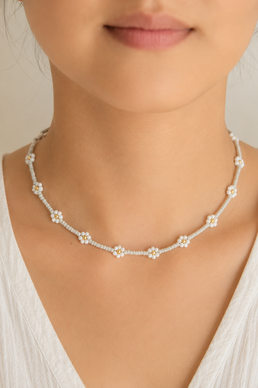 Flora Beaded Necklace