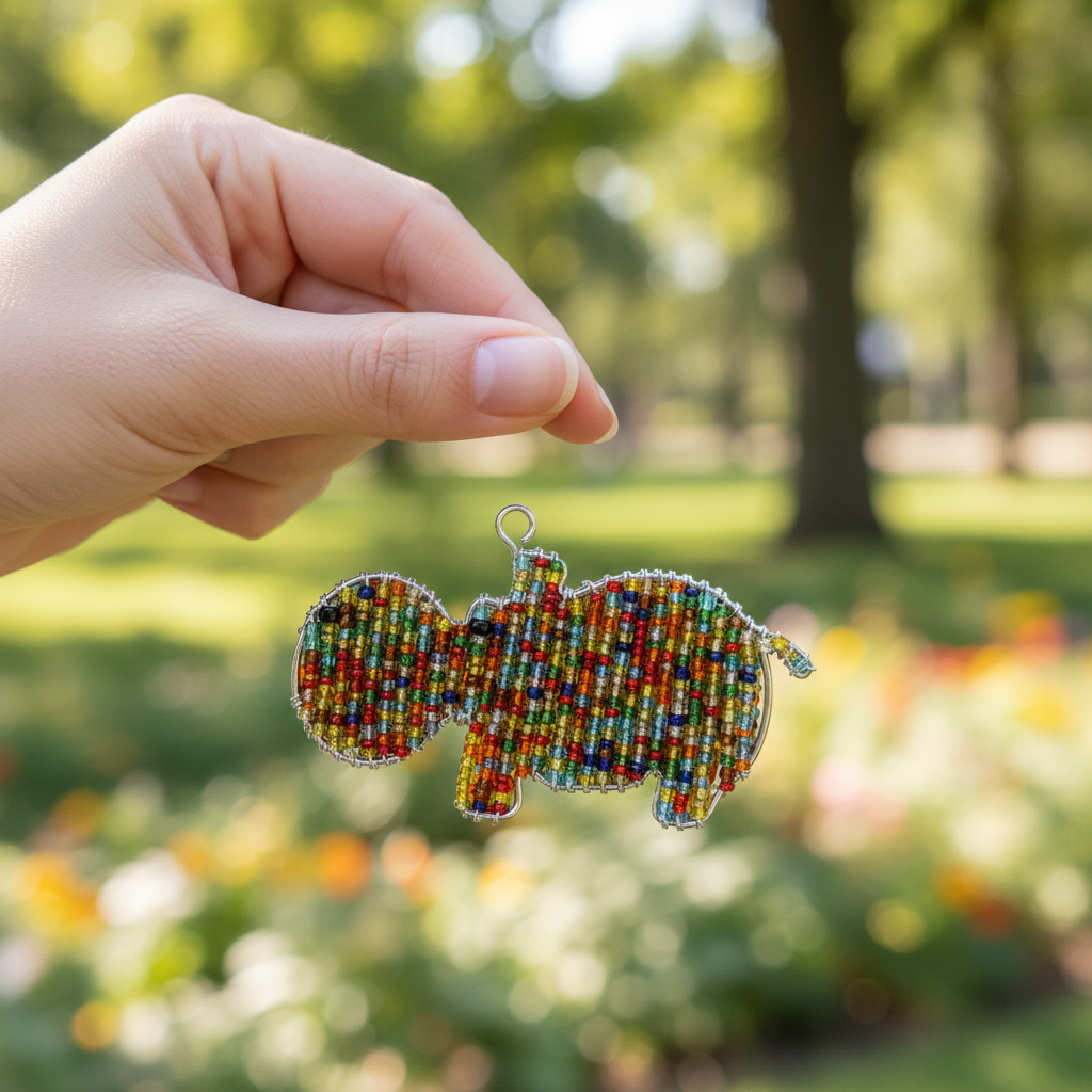 Hippo Keyring (Set of 6)