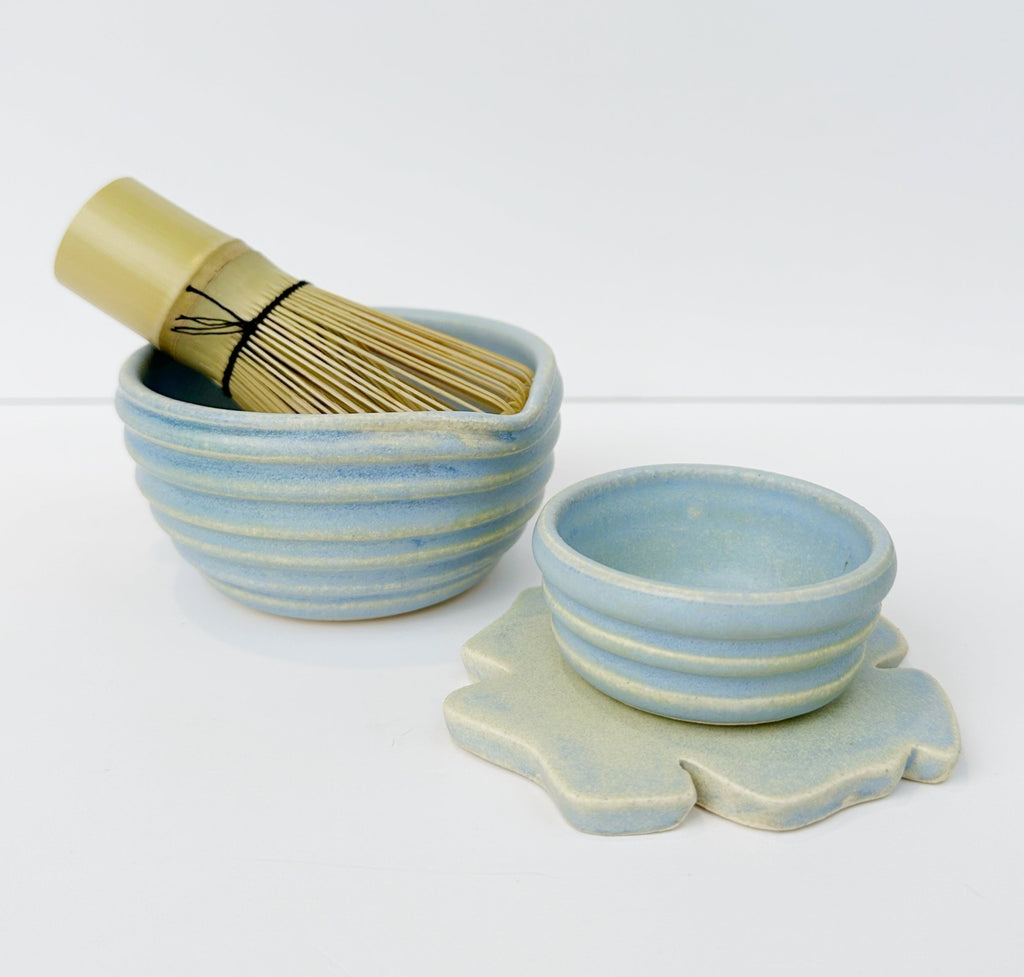 Hunny Matcha Bowl Set - Blue (Whisk & Mini Bowl Included)