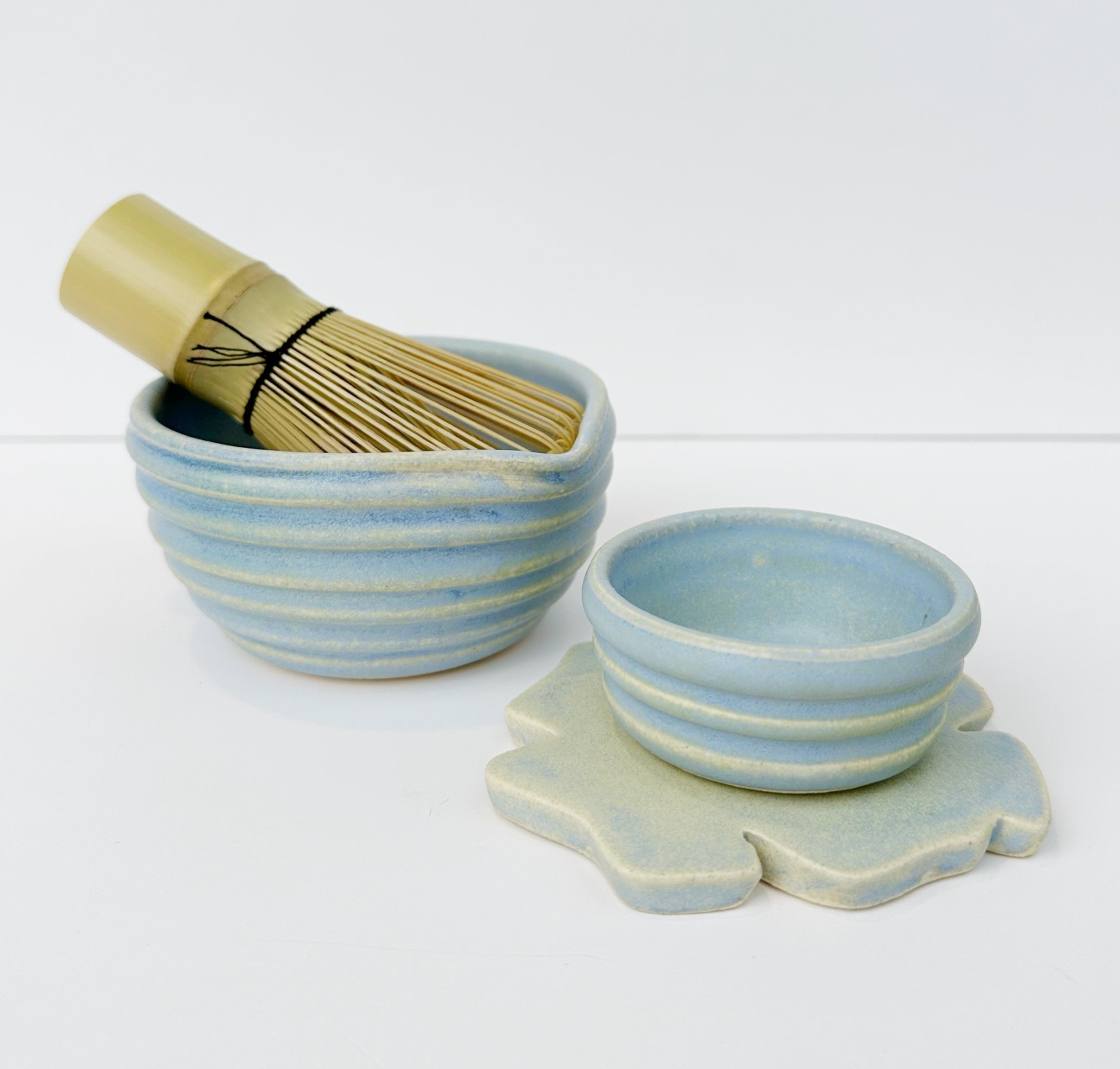 Hunny Matcha Bowl Set - Blue (Whisk & Mini Bowl Included)