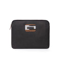 Zipped Black Canvas Laptop Case for 13" & 14"