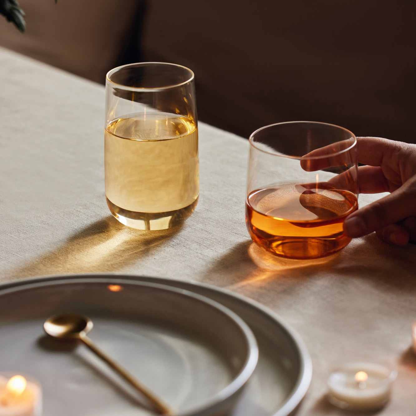 Tall Cremini Tumbler (Set of 4)