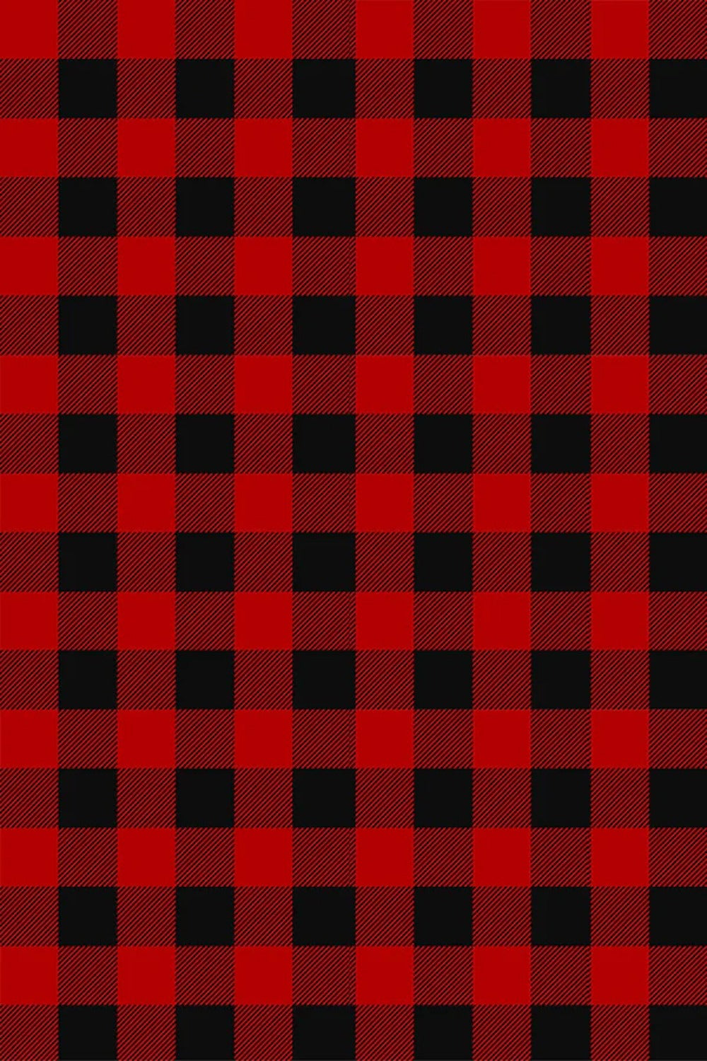 Buffalo Plaid Red & Black Rug