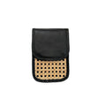 Jessica Cane and Leather Clutch Crossbody