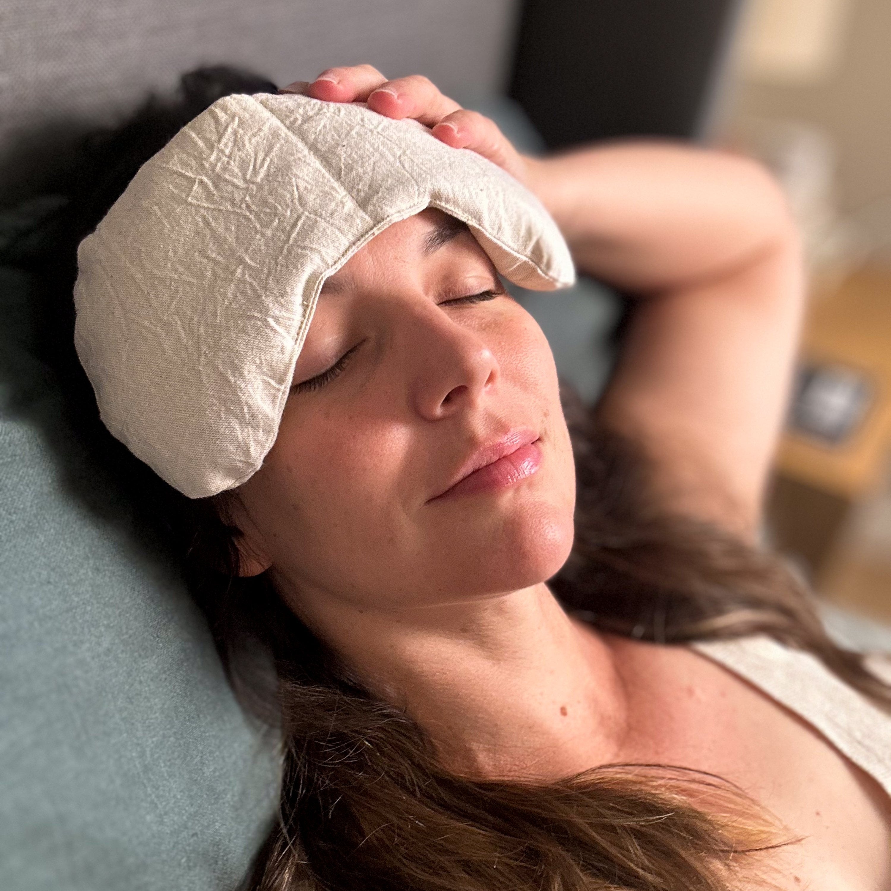 Eye Mask & Neck Wrap Bundle - Natural