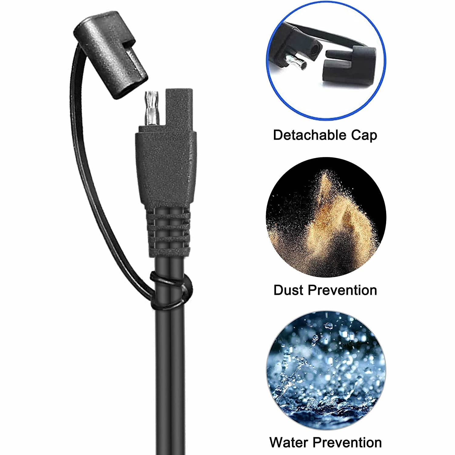 SAE- SAE 14AWG 20ft Extension Cable