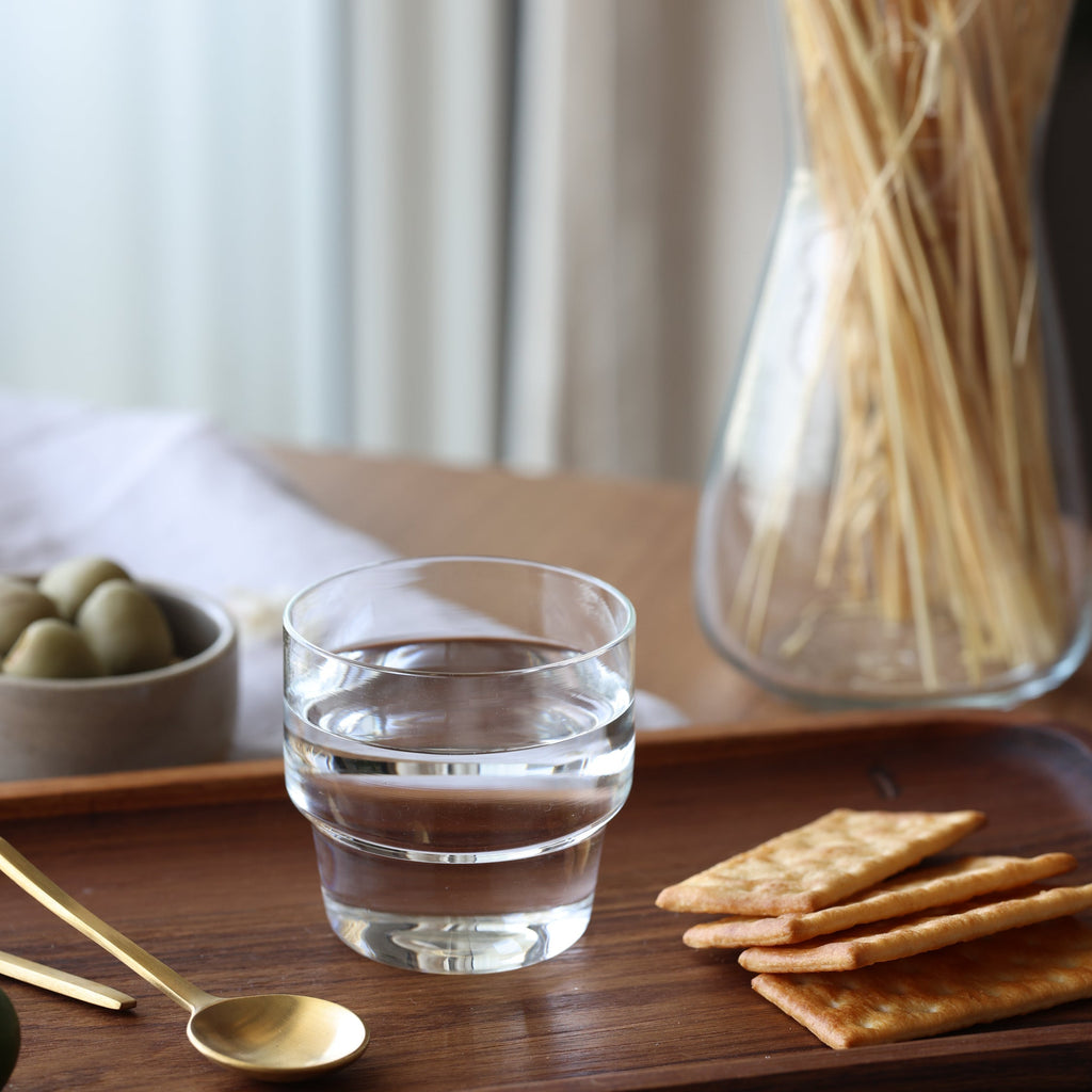 Stackable Glass Tumbler (Set of 4)