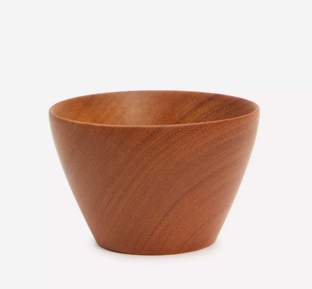 Mini Bowl Candleholder - Mahogany