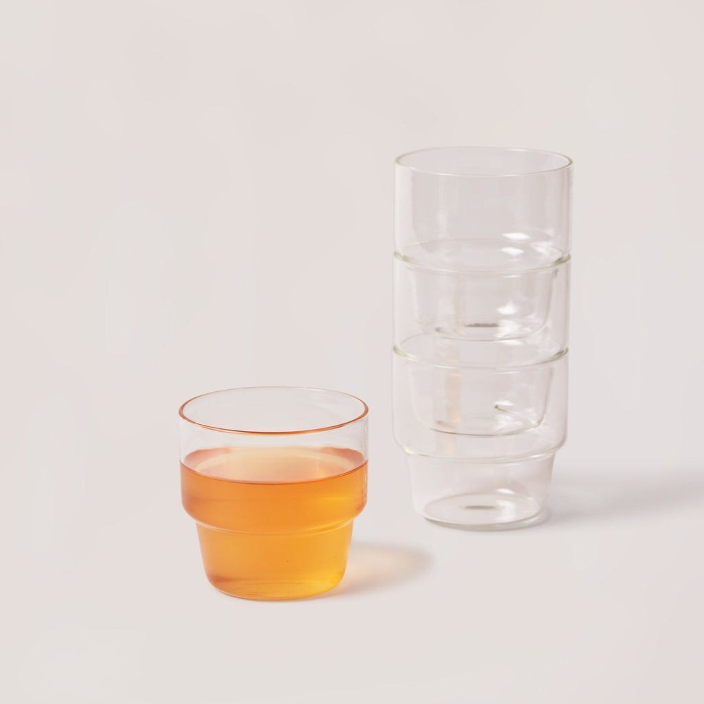 Stackable Glass Tumbler (Set of 4)