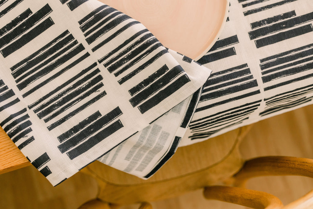 Marguerite in Indigo Tablecloth (70" x 90")