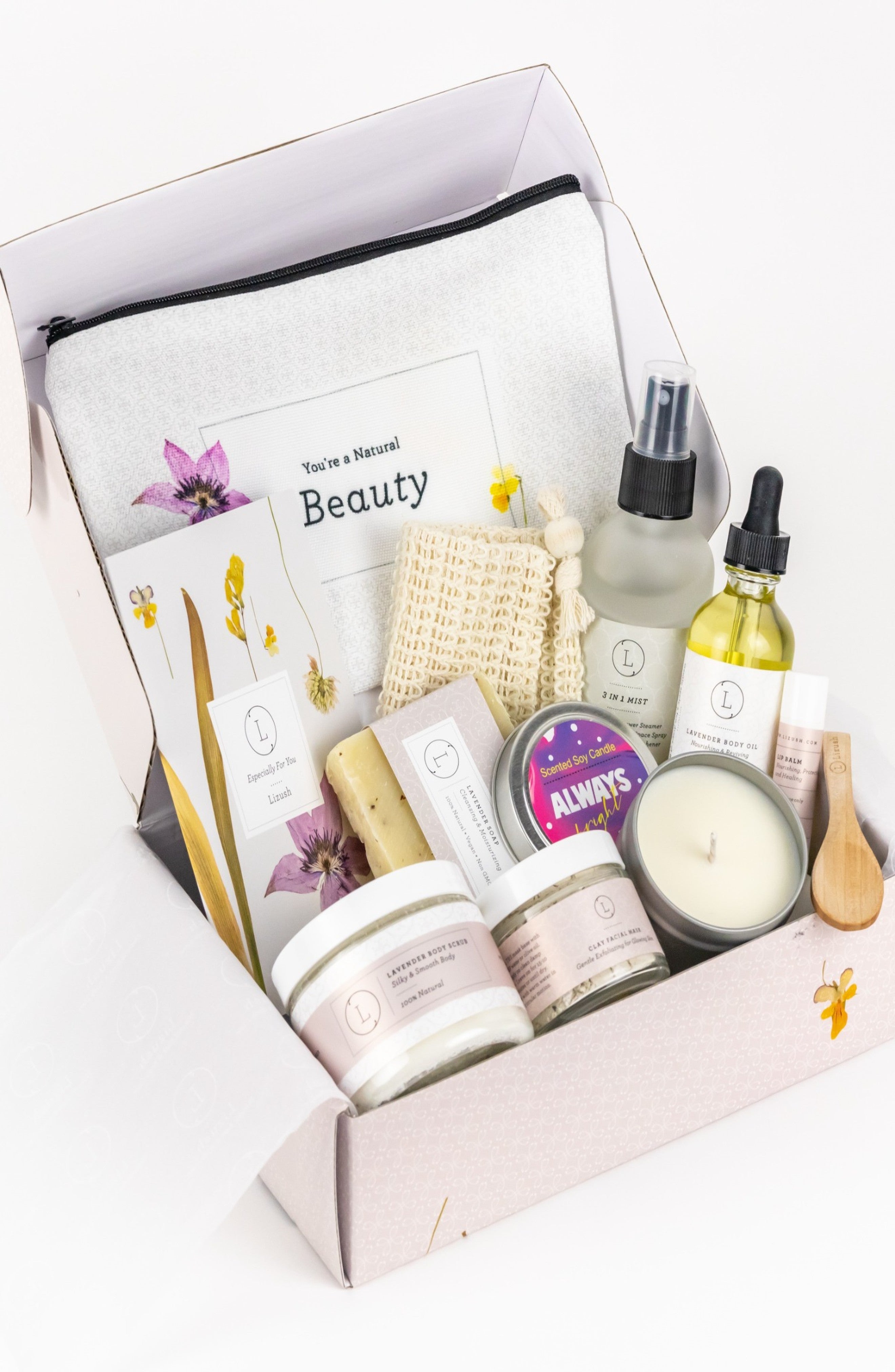 Natural Lavender Bath & Body Relaxing Spa Package