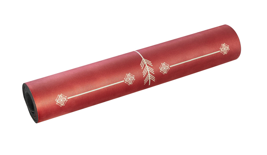 Sustainable Yoga Mat - Warrior Red Velvet
