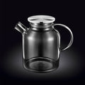 Smoky Grey Thermo Glass Teapot | High Temperature & Shock Resistant (54 fl.oz.)