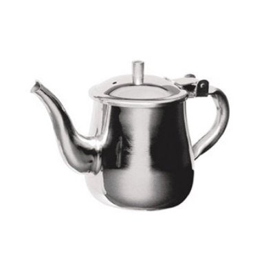 Stainless Steel Gooseneck Tea & Coffee Pot with Vented Hinged Lid