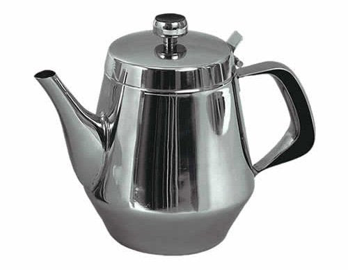 Stainless Steel Gooseneck Tea & Coffee Pot with Vented Hinged Lid