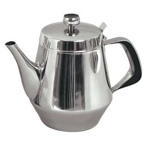 Stainless Steel Gooseneck Tea & Coffee Pot with Vented Hinged Lid