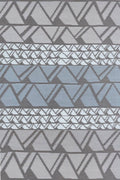 Zig Zag Grey Rug
