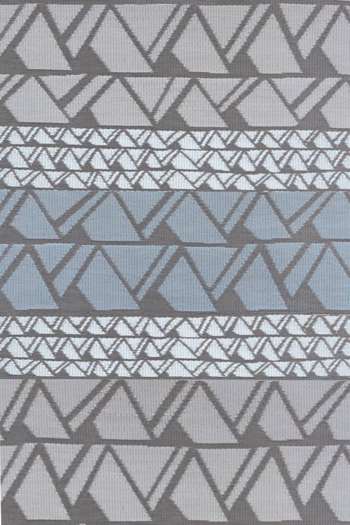 Zig Zag Grey Rug