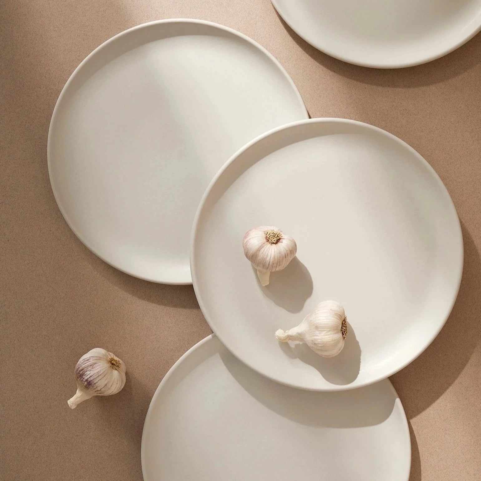 Tunisian Dinner Plate - Matte White