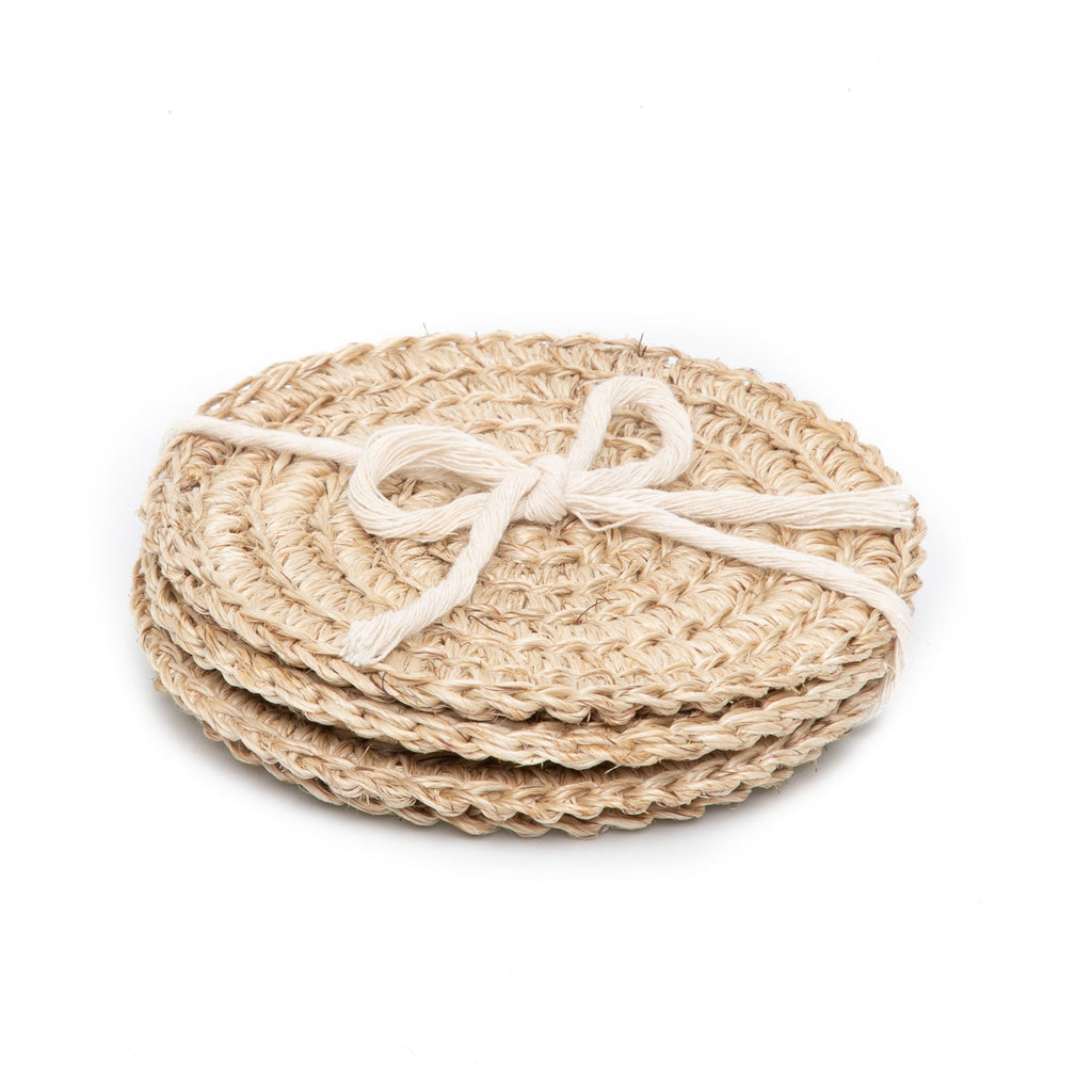 Fique Spiral Coasters (Set of 4)