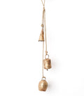 Trio Rustic Bells Cascade Hanging Wind Chime (Hand Tuned)