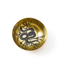 Saanp Etched Brass Snake Round Trinket Dish
