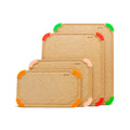 4-Piece Cutting Wise Cutting Board Set (S+M+L+XL)