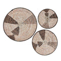 Wall Basket Graphic Print Black & White (Set of 3)