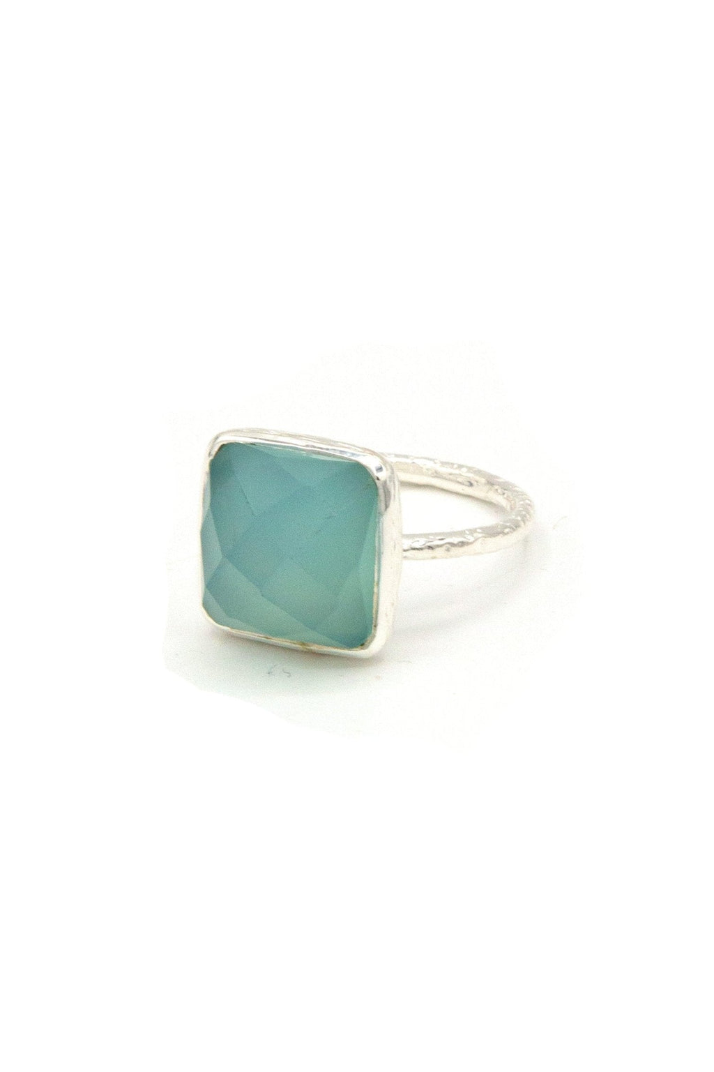 Sultry Sea Ring - Chalcedony