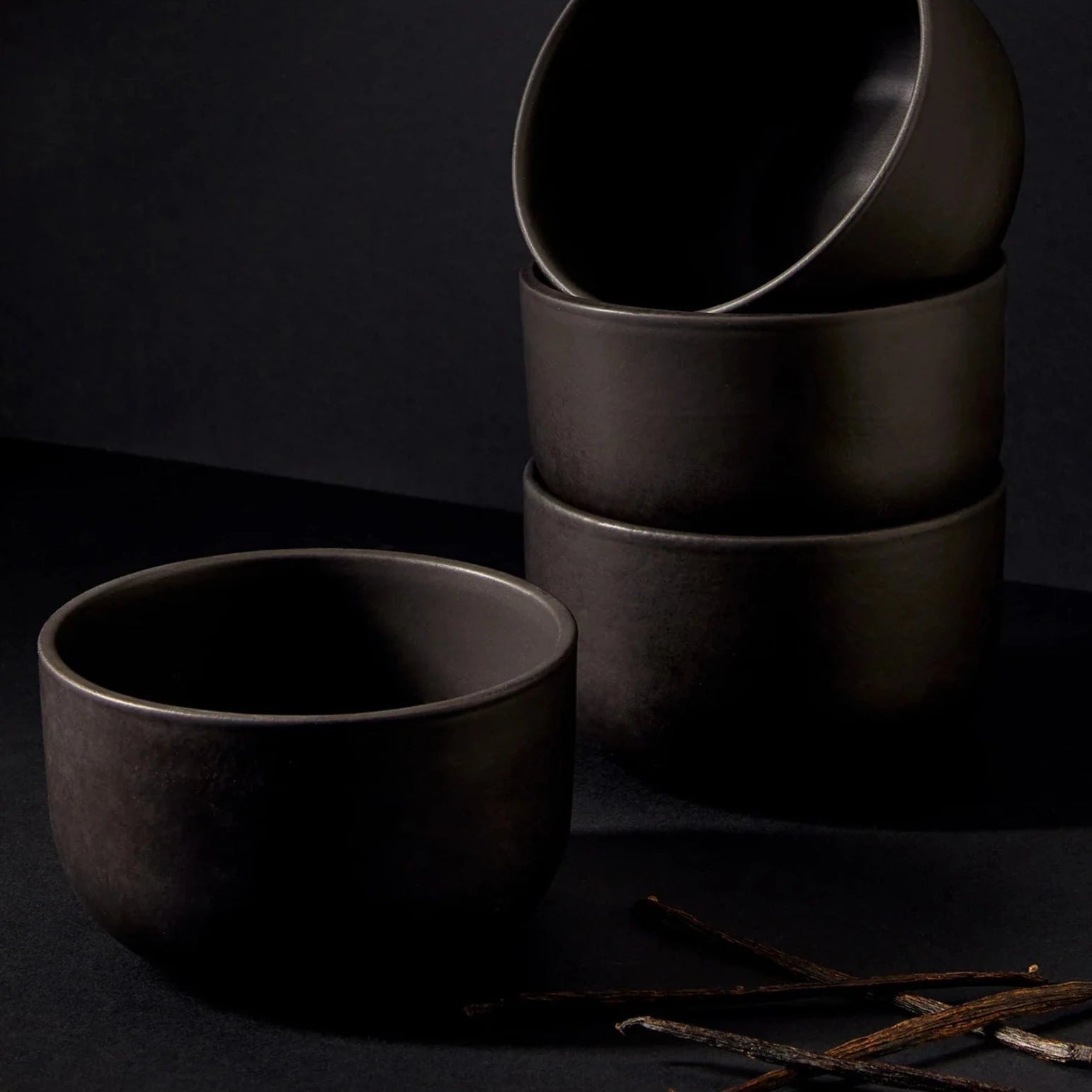 Tunisian Bowl- Matte Black
