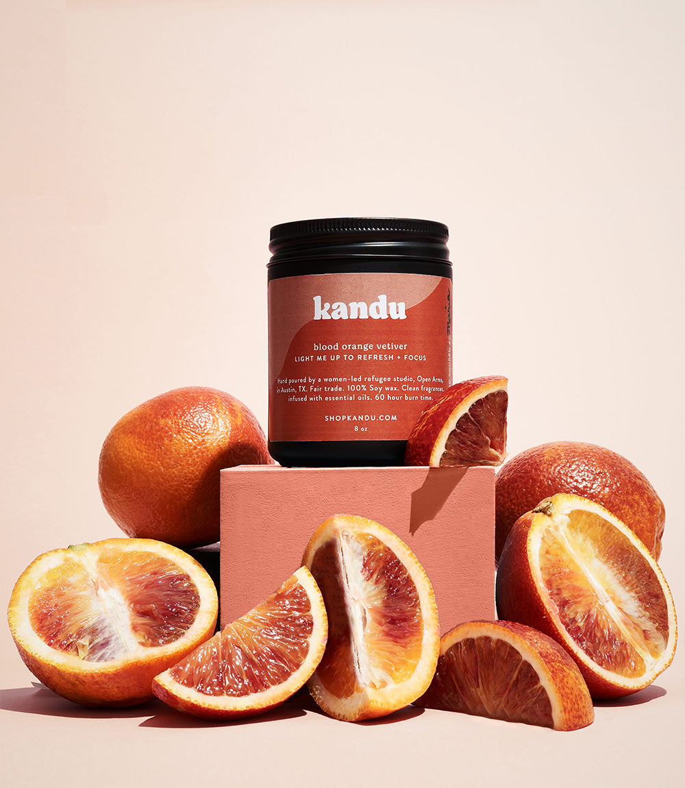 Blood Orange Vetiver Candle (8oz)