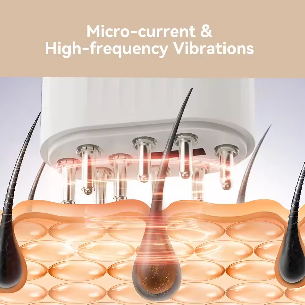 2-in-1 Electric Oil Applicator & Vibration Scalp Massager