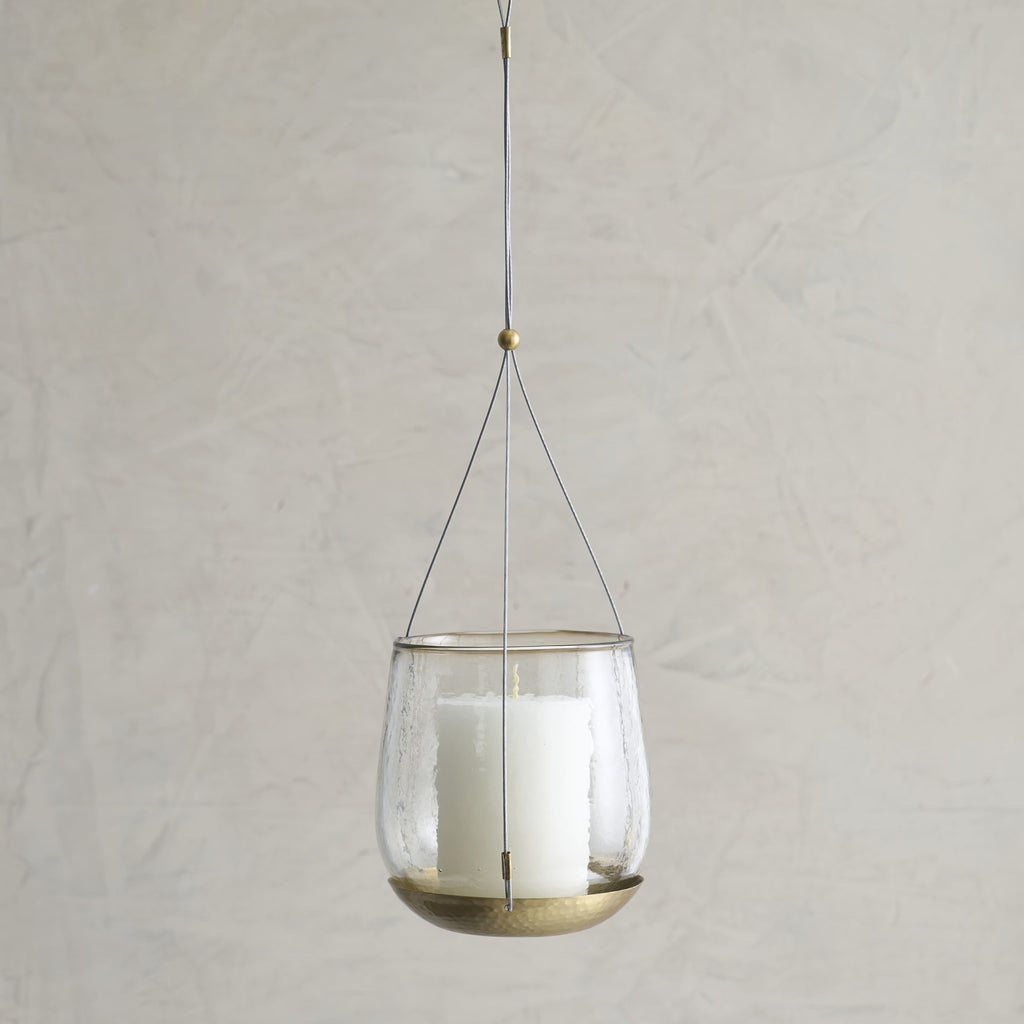 Pebbled Hanging Lantern