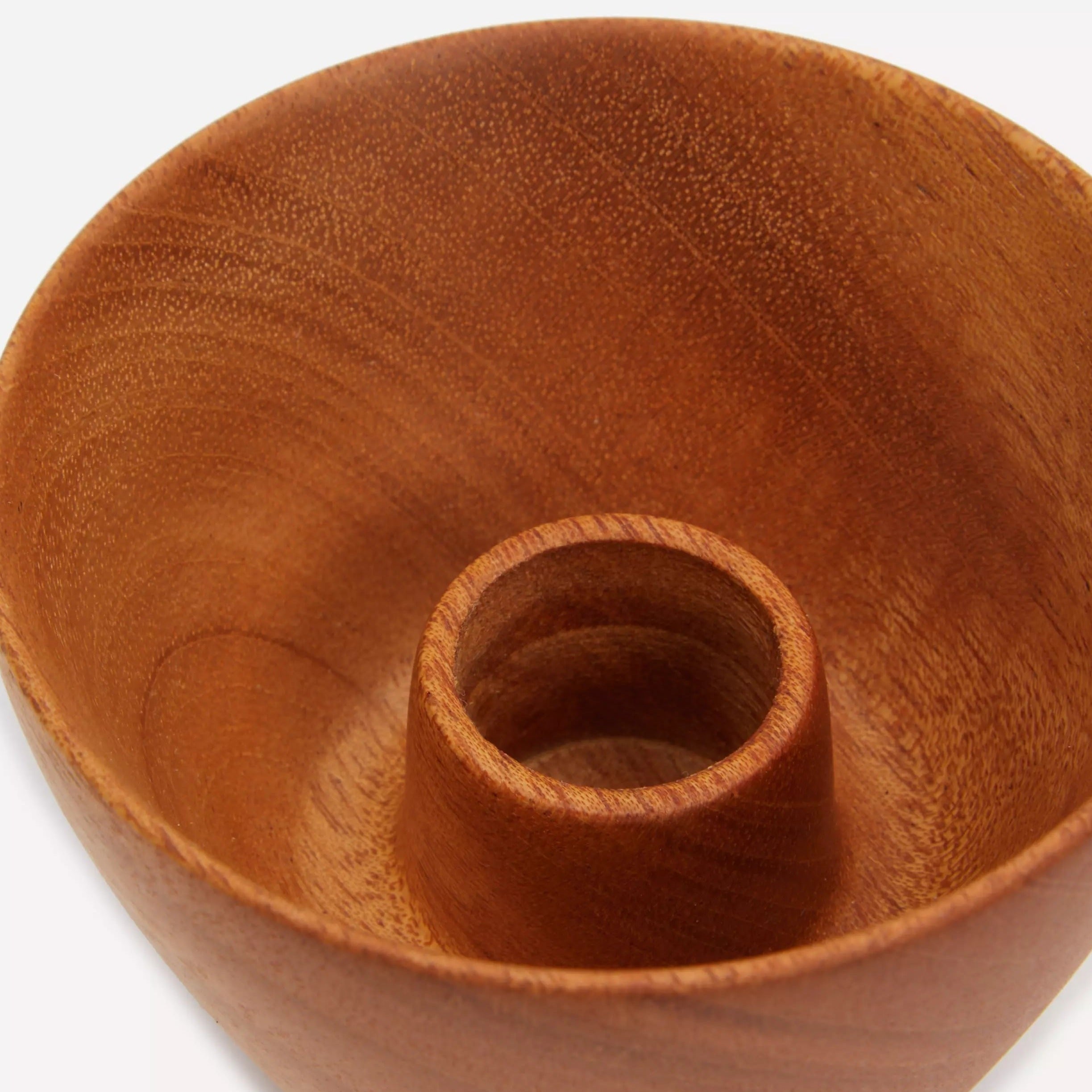 Mini Bowl Candleholder - Mahogany