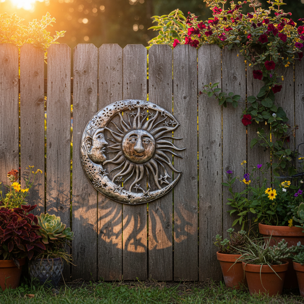 Floral Moon & Sun