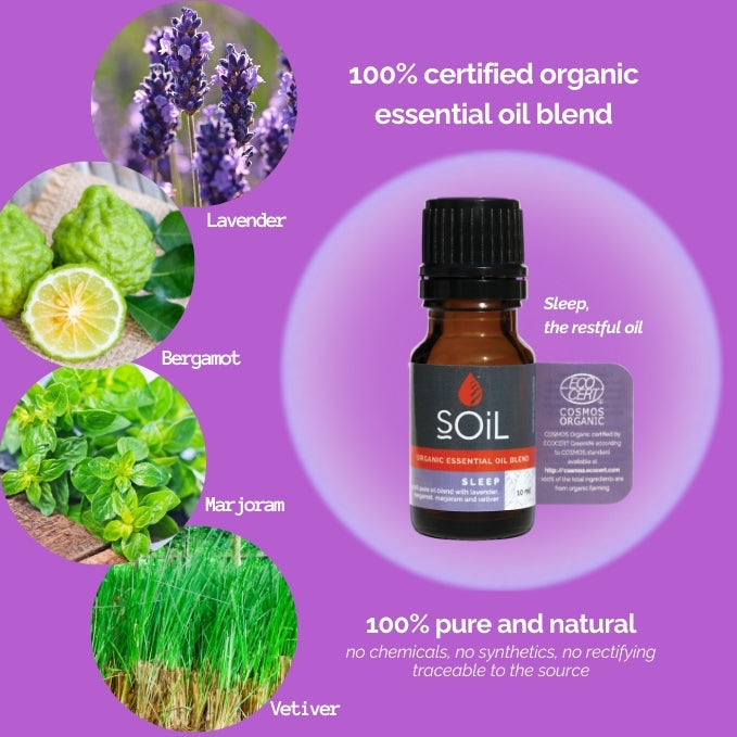 Organic Essential Oil Blend -Sleep (10ml)