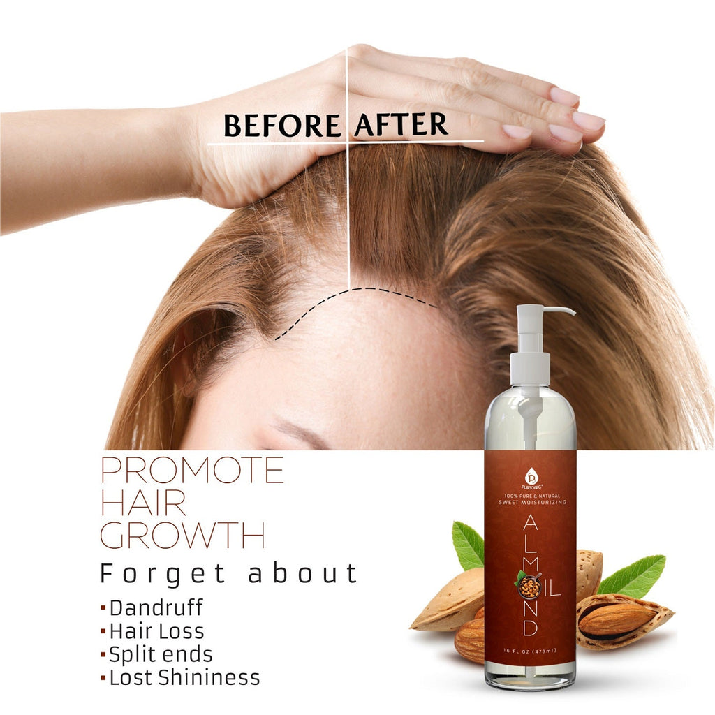 100% Pure & Natural Sweet Almond Oil (16 oz)
