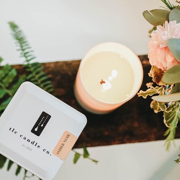 Sandalwood Soy Candle - Amber Noir