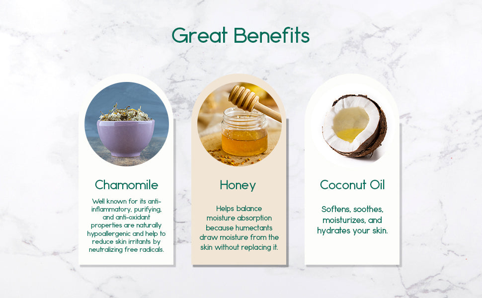 Renewing Soap Bar - Chamomile, Honey & Coconut Oil