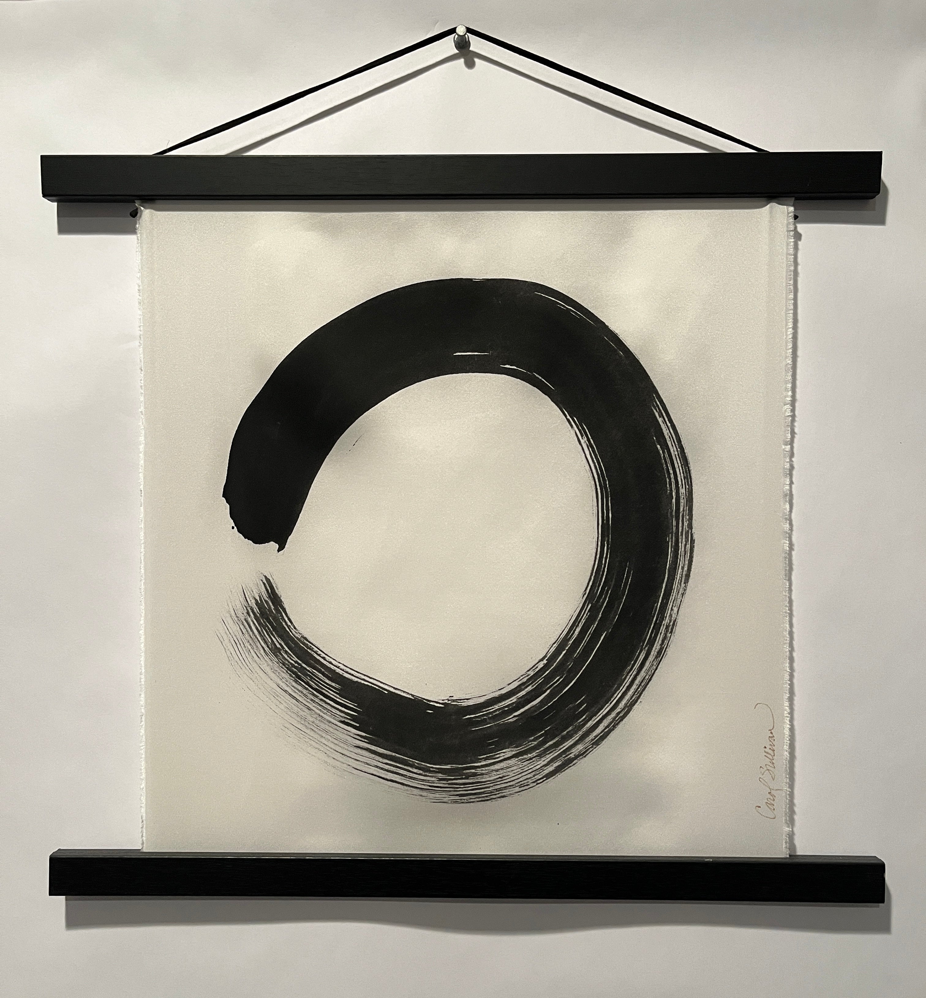 Painting on Silk - Zen Circle (Enzo)