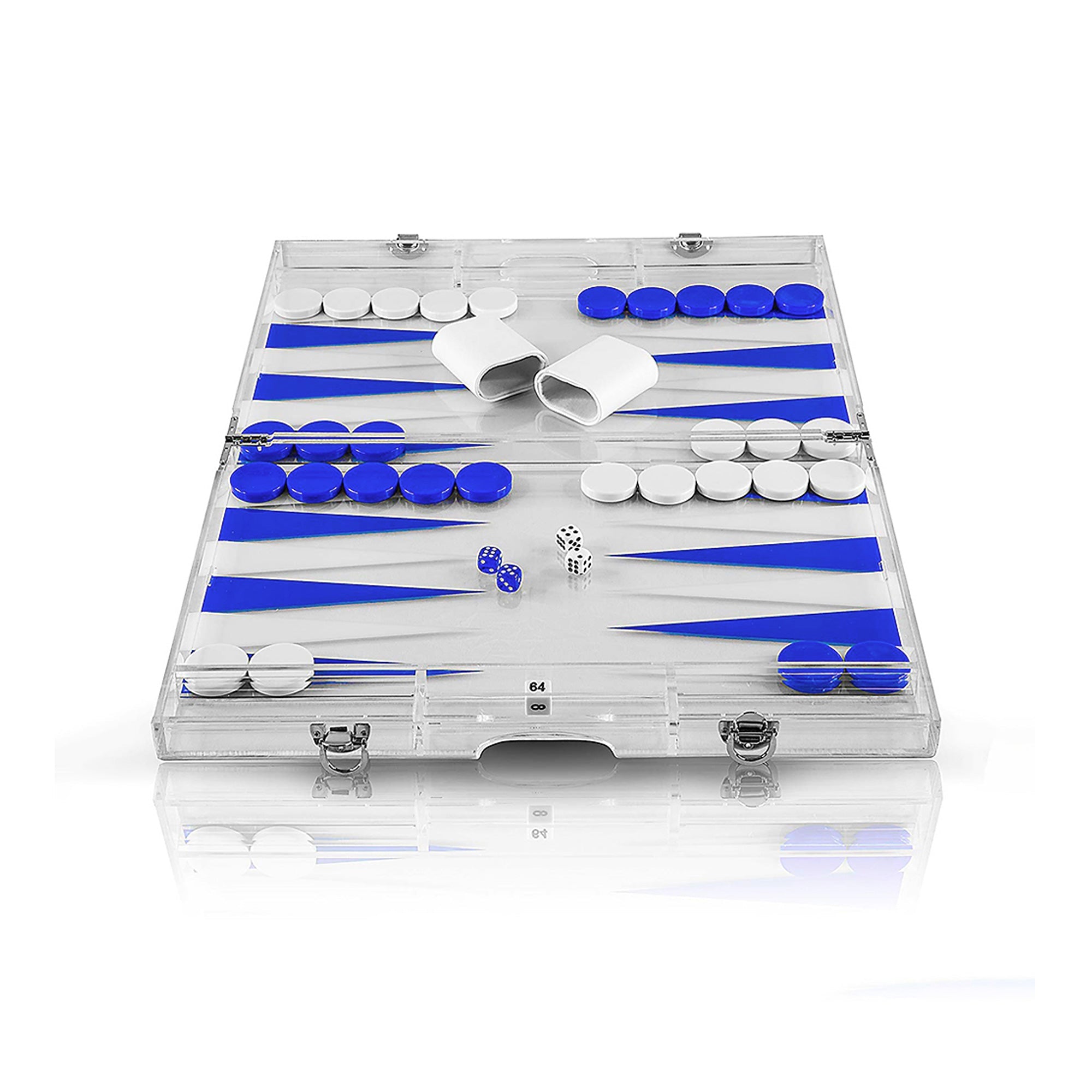 Premium Lucite Backgammon Set (18 in.)