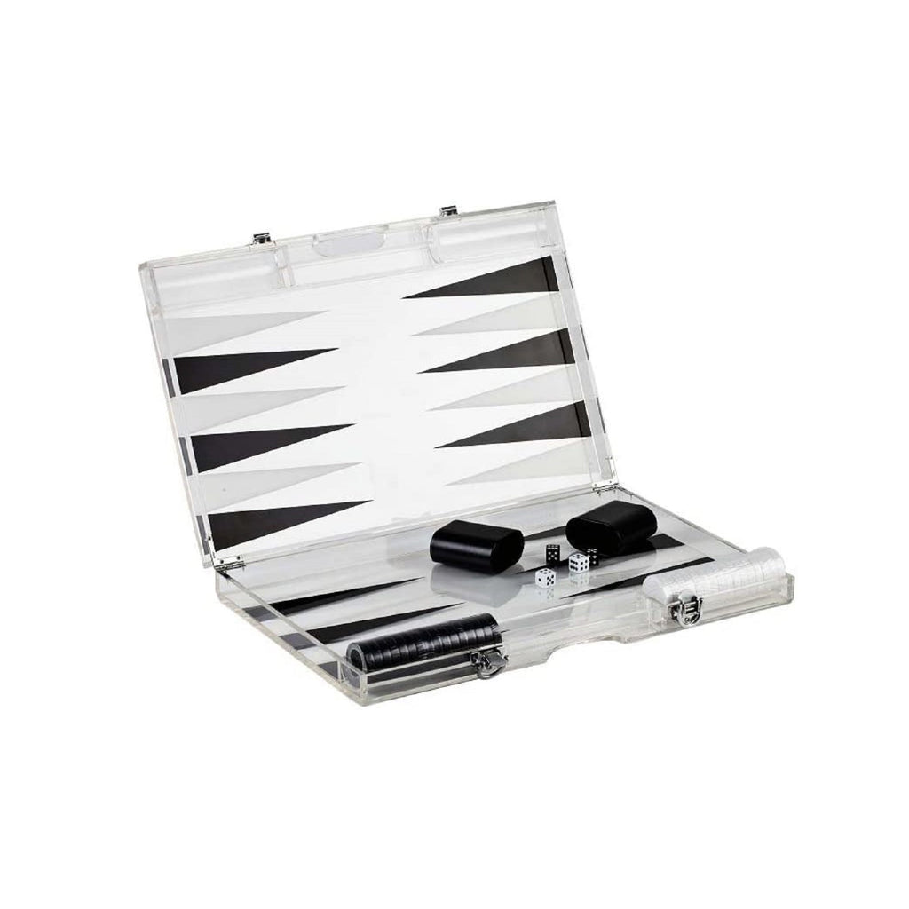 Premium Lucite Backgammon Set (18 in.)